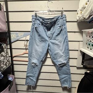 American Eagle Light Blue High-Rise Jeggings